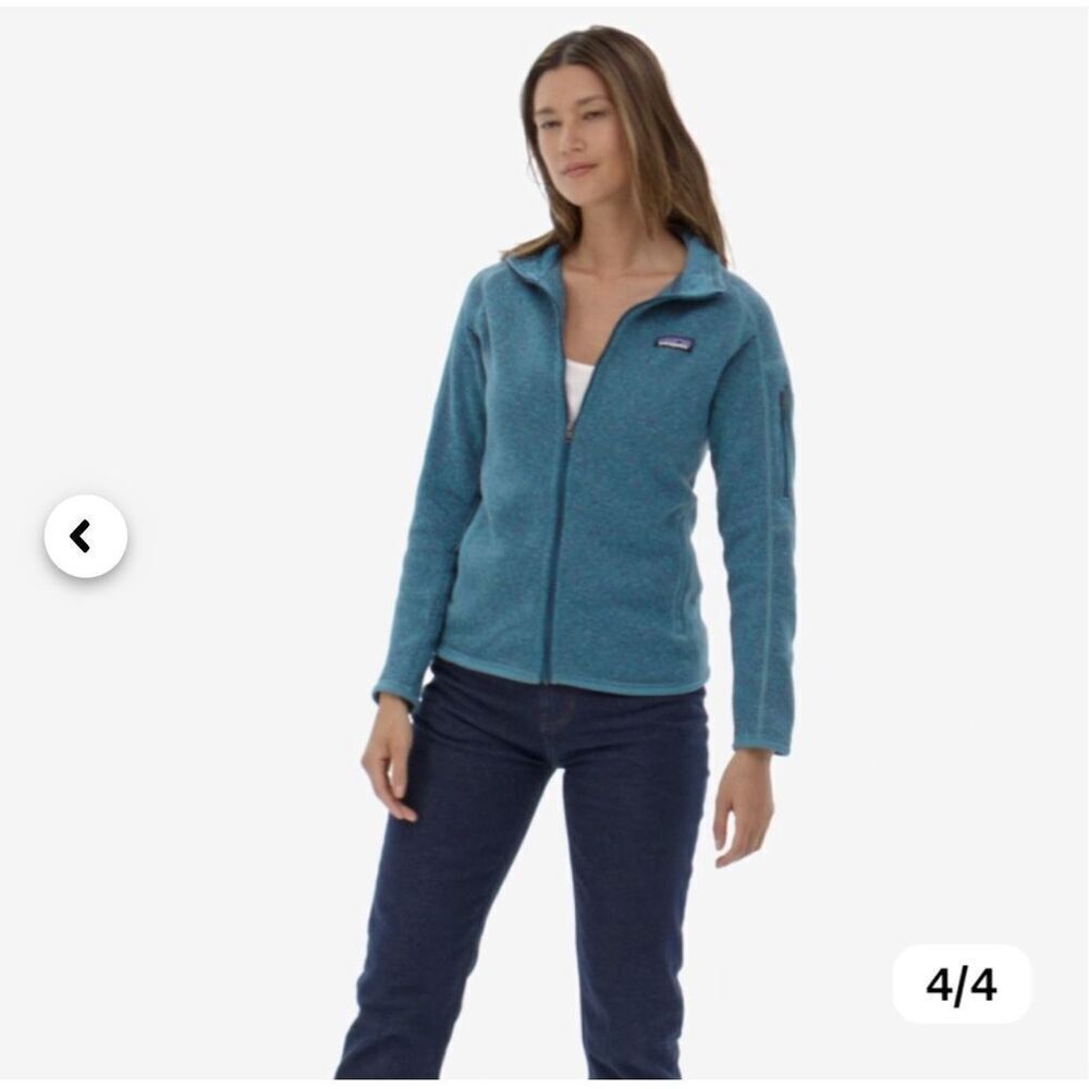 Patagonia blue gorpcore Better Sweater full zip S jacket